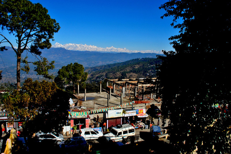 arial view of ranikhet